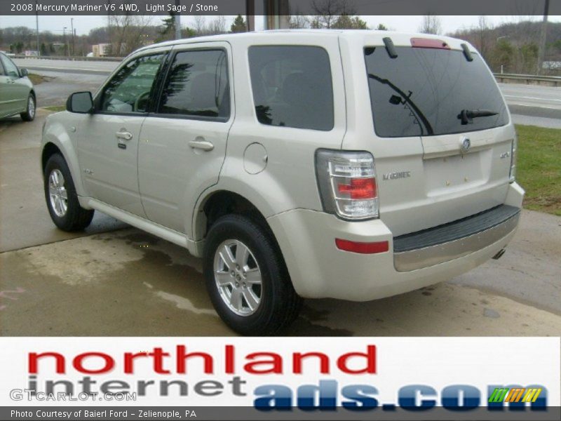 Light Sage / Stone 2008 Mercury Mariner V6 4WD