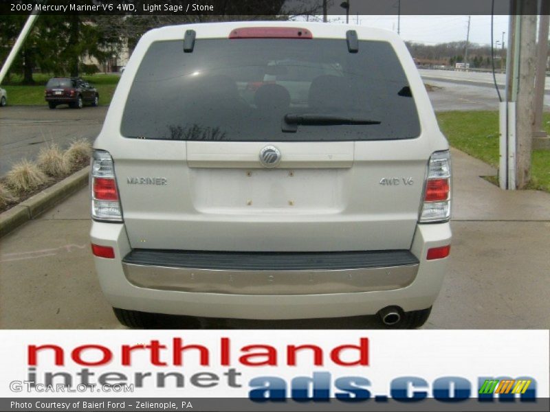 Light Sage / Stone 2008 Mercury Mariner V6 4WD