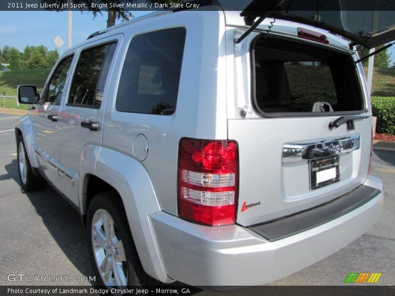 Bright Silver Metallic / Dark Slate Gray 2011 Jeep Liberty Jet Sport