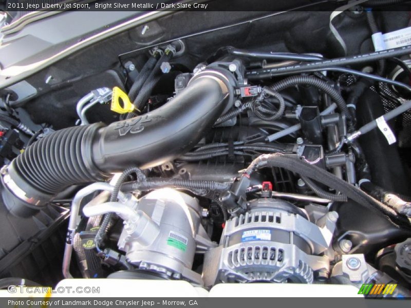 Bright Silver Metallic / Dark Slate Gray 2011 Jeep Liberty Jet Sport