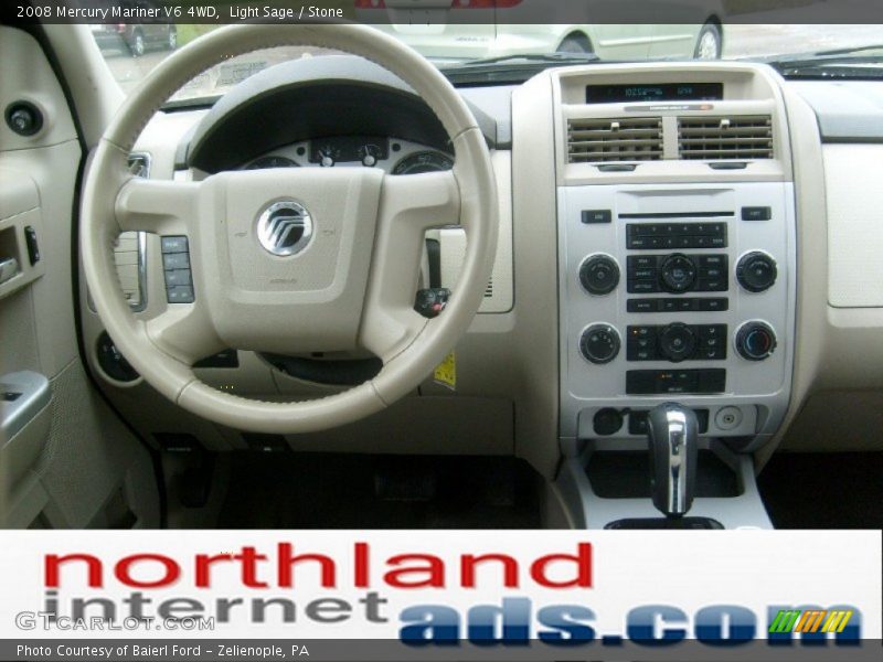 Light Sage / Stone 2008 Mercury Mariner V6 4WD