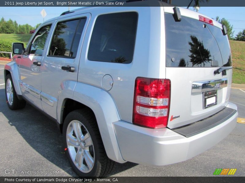 Bright Silver Metallic / Dark Slate Gray 2011 Jeep Liberty Jet Sport