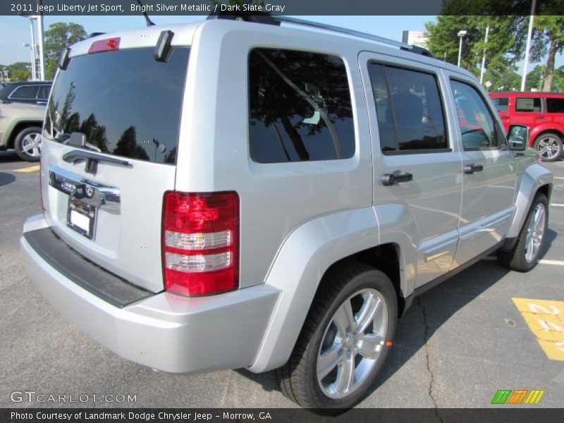 Bright Silver Metallic / Dark Slate Gray 2011 Jeep Liberty Jet Sport