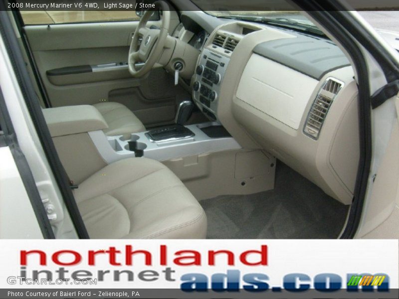 Light Sage / Stone 2008 Mercury Mariner V6 4WD