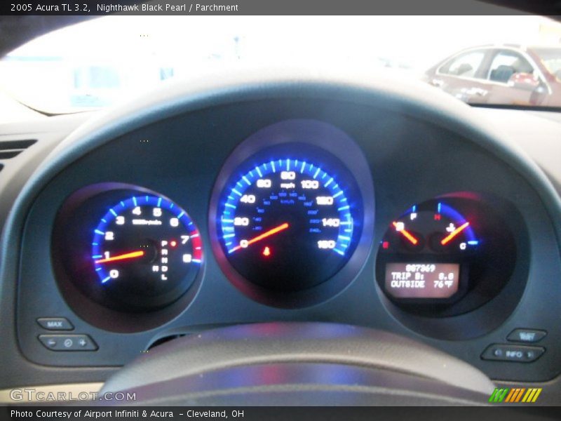 Nighthawk Black Pearl / Parchment 2005 Acura TL 3.2