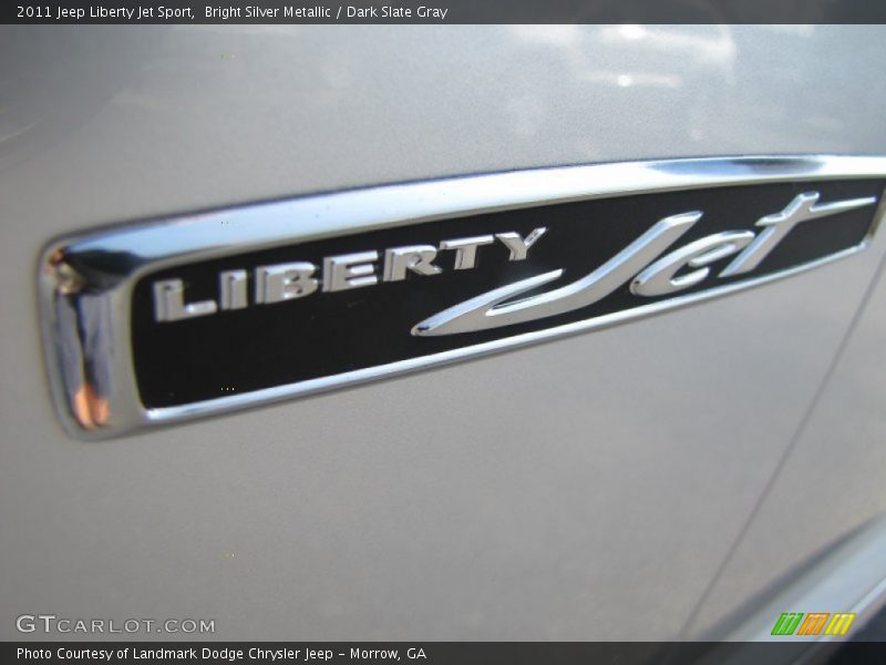 Bright Silver Metallic / Dark Slate Gray 2011 Jeep Liberty Jet Sport