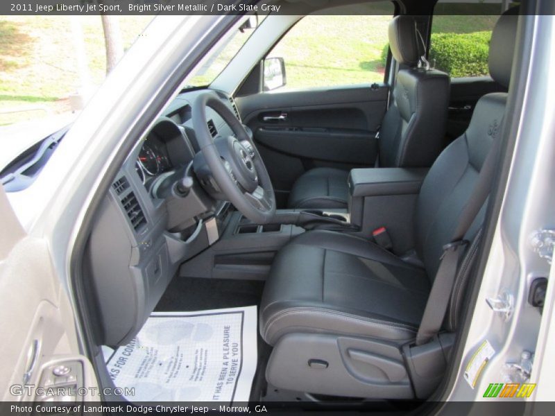 Bright Silver Metallic / Dark Slate Gray 2011 Jeep Liberty Jet Sport