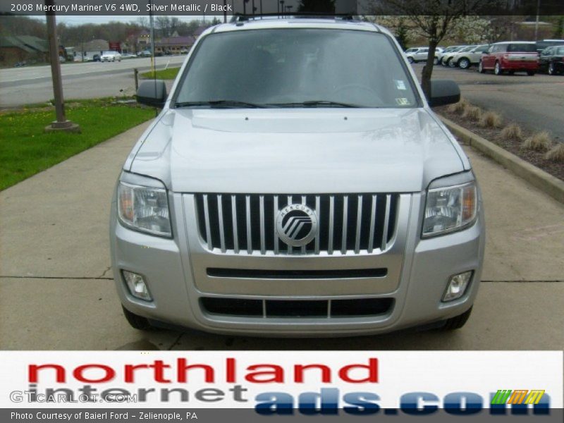 Silver Metallic / Black 2008 Mercury Mariner V6 4WD