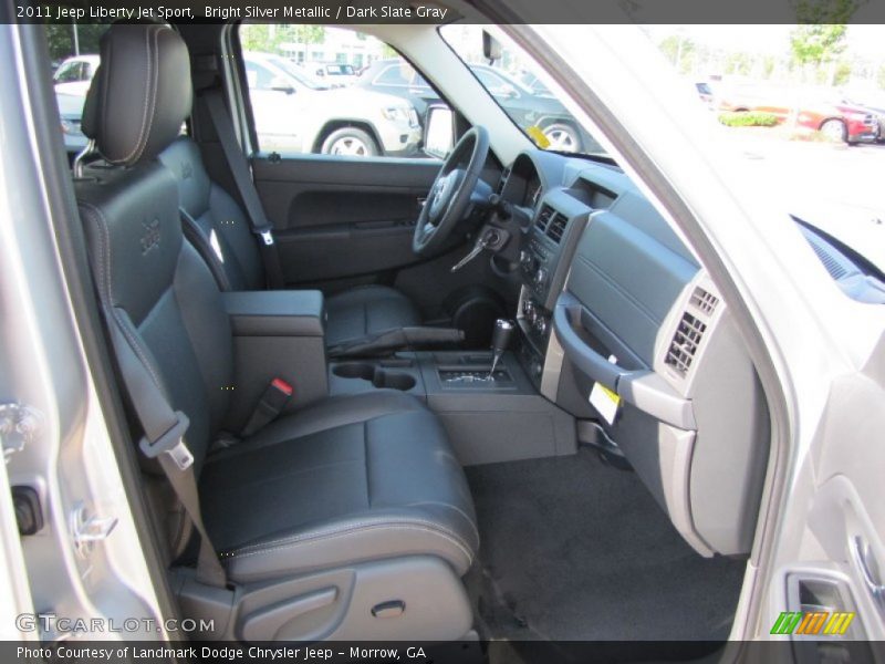 Bright Silver Metallic / Dark Slate Gray 2011 Jeep Liberty Jet Sport