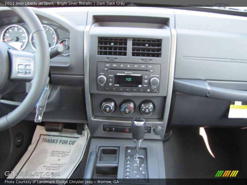 Bright Silver Metallic / Dark Slate Gray 2011 Jeep Liberty Jet Sport