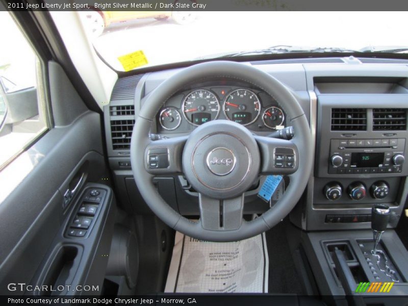 Bright Silver Metallic / Dark Slate Gray 2011 Jeep Liberty Jet Sport