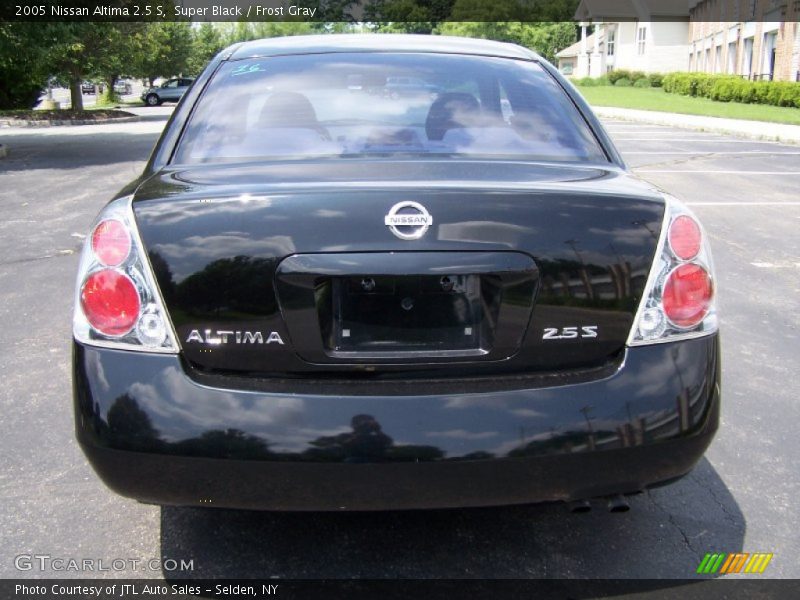 Super Black / Frost Gray 2005 Nissan Altima 2.5 S