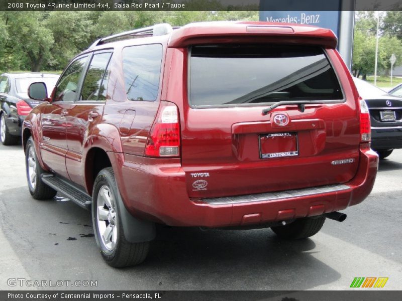 Salsa Red Pearl / Taupe 2008 Toyota 4Runner Limited 4x4