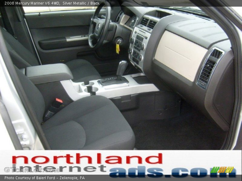 Silver Metallic / Black 2008 Mercury Mariner V6 4WD