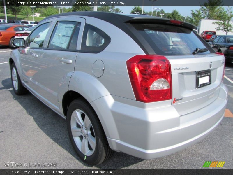 Bright Silver Metallic / Dark Slate Gray 2011 Dodge Caliber Mainstreet