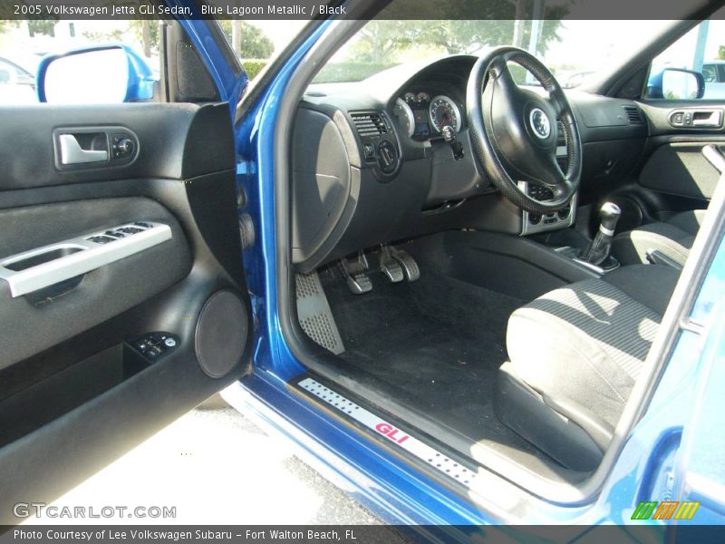Blue Lagoon Metallic / Black 2005 Volkswagen Jetta GLI Sedan