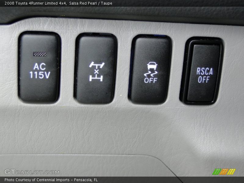 Controls of 2008 4Runner Limited 4x4