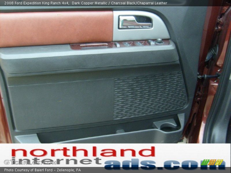 Dark Copper Metallic / Charcoal Black/Chaparral Leather 2008 Ford Expedition King Ranch 4x4