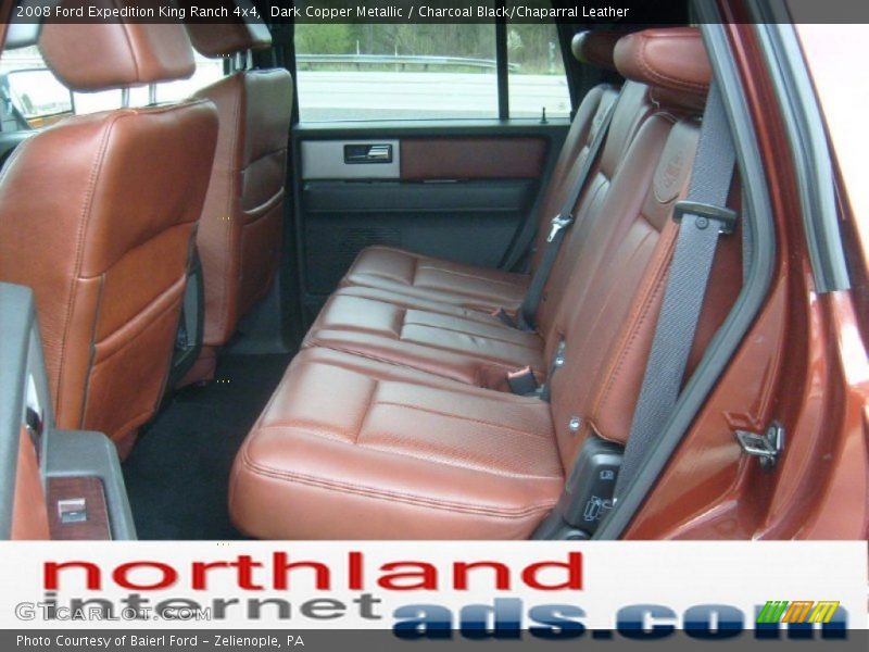 Dark Copper Metallic / Charcoal Black/Chaparral Leather 2008 Ford Expedition King Ranch 4x4