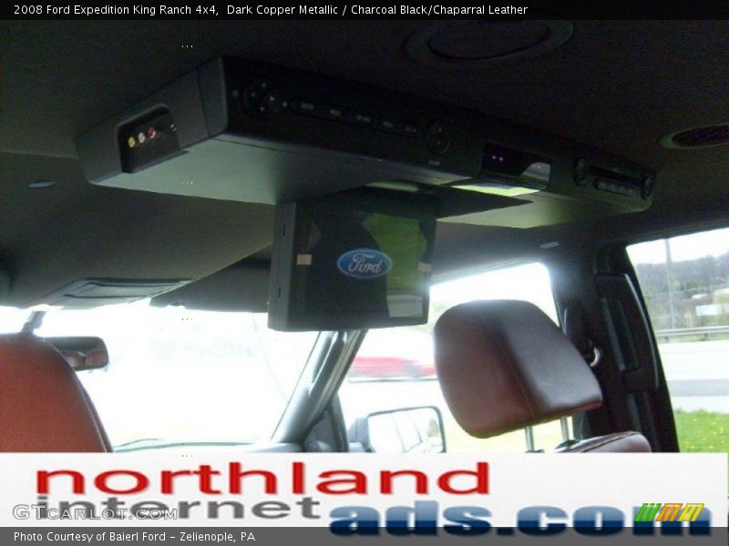 Dark Copper Metallic / Charcoal Black/Chaparral Leather 2008 Ford Expedition King Ranch 4x4