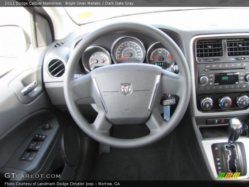 Bright Silver Metallic / Dark Slate Gray 2011 Dodge Caliber Mainstreet