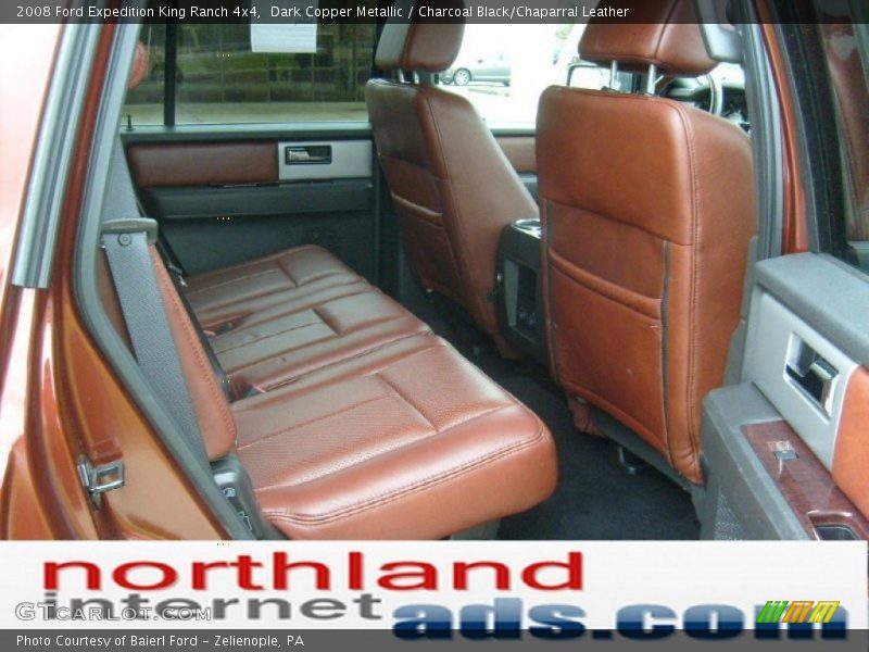 Dark Copper Metallic / Charcoal Black/Chaparral Leather 2008 Ford Expedition King Ranch 4x4