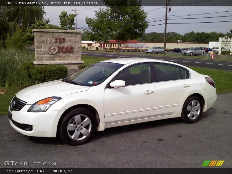 Winter Frost Pearl / Charcoal 2008 Nissan Altima 2.5 S