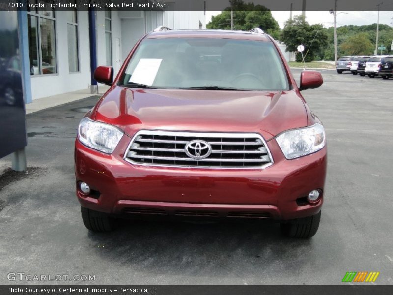 Salsa Red Pearl / Ash 2010 Toyota Highlander Limited