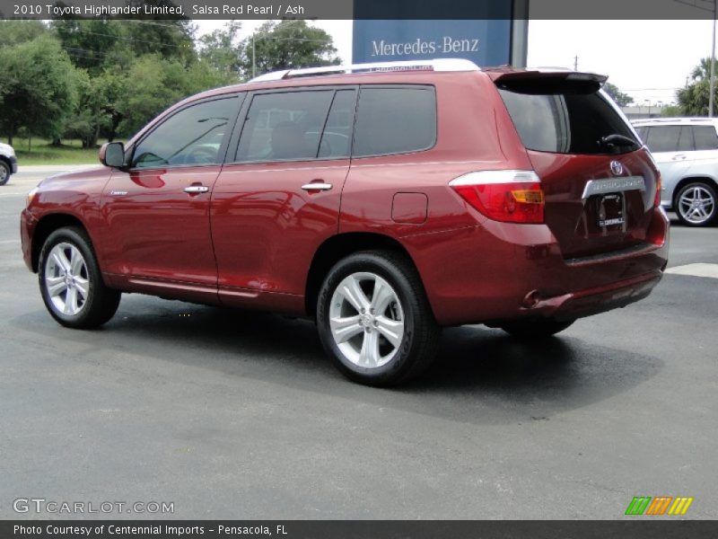 Salsa Red Pearl / Ash 2010 Toyota Highlander Limited