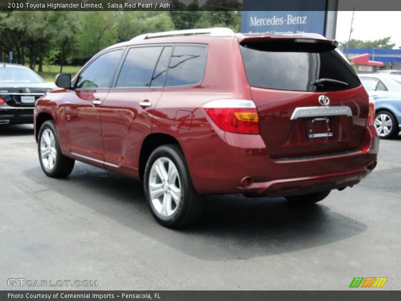 Salsa Red Pearl / Ash 2010 Toyota Highlander Limited