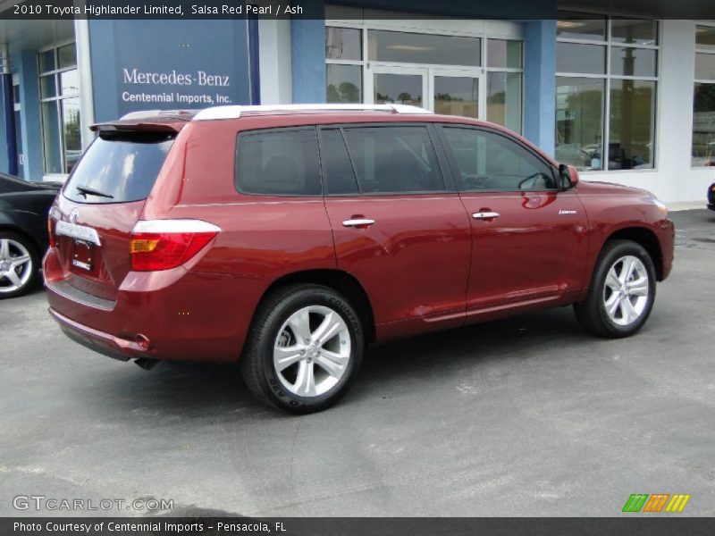Salsa Red Pearl / Ash 2010 Toyota Highlander Limited