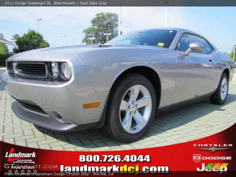 Billet Metallic / Dark Slate Gray 2011 Dodge Challenger SE