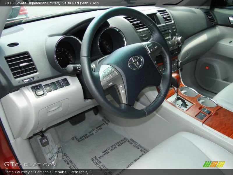 Salsa Red Pearl / Ash 2010 Toyota Highlander Limited
