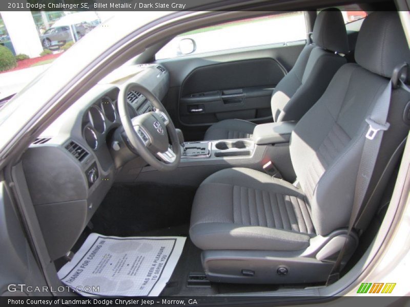 Billet Metallic / Dark Slate Gray 2011 Dodge Challenger SE