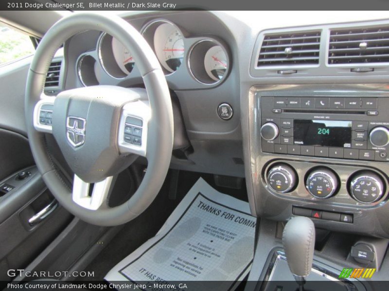 Billet Metallic / Dark Slate Gray 2011 Dodge Challenger SE
