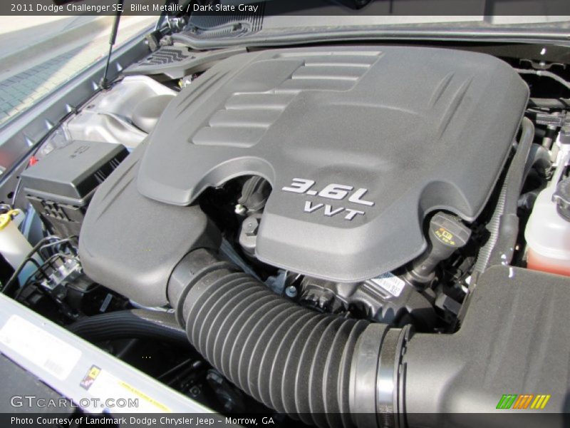 Billet Metallic / Dark Slate Gray 2011 Dodge Challenger SE