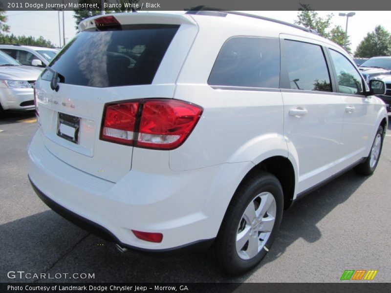 Bianco White / Black 2011 Dodge Journey Mainstreet