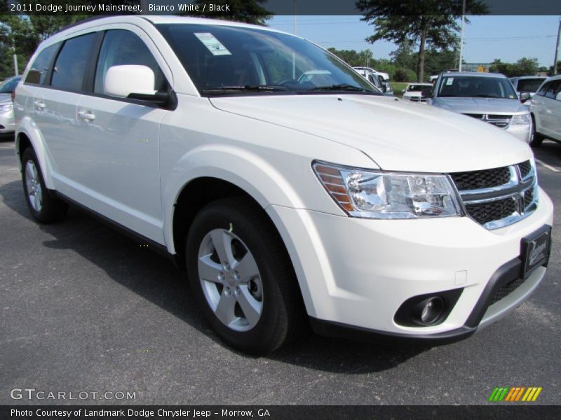 Bianco White / Black 2011 Dodge Journey Mainstreet
