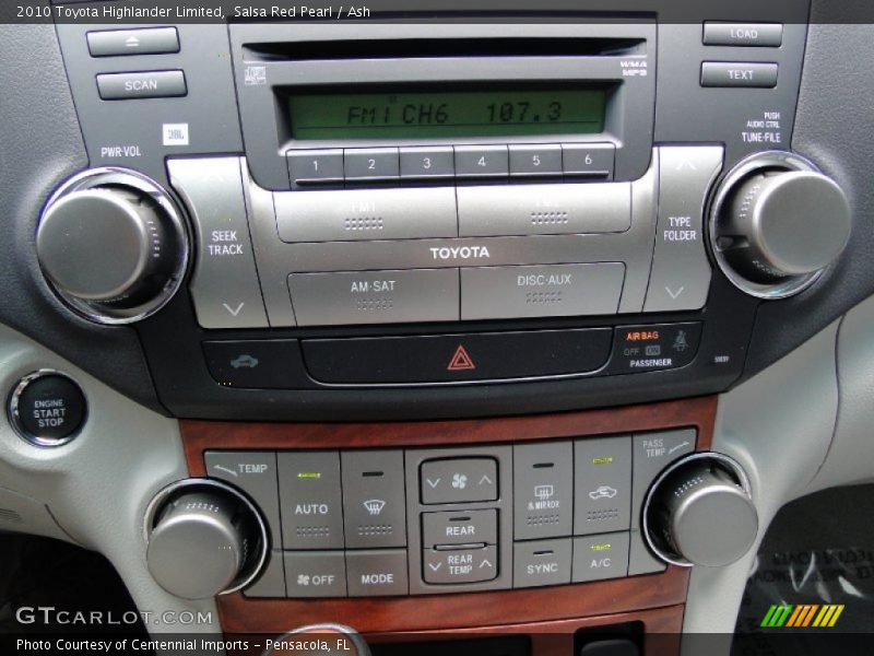 Salsa Red Pearl / Ash 2010 Toyota Highlander Limited