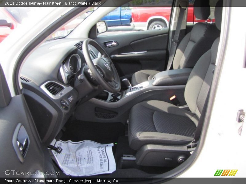 Bianco White / Black 2011 Dodge Journey Mainstreet