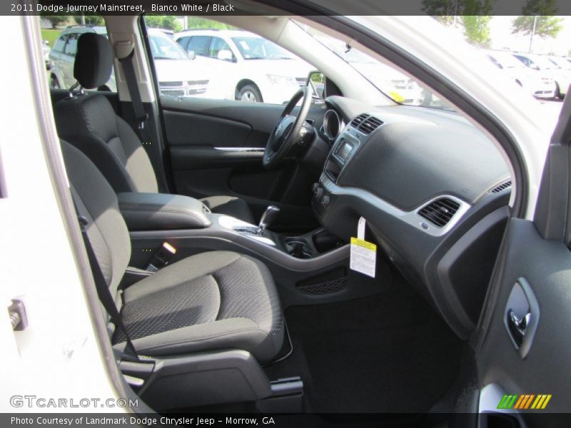 Bianco White / Black 2011 Dodge Journey Mainstreet