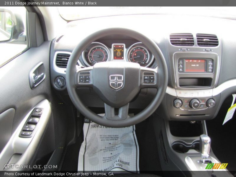 Bianco White / Black 2011 Dodge Journey Mainstreet