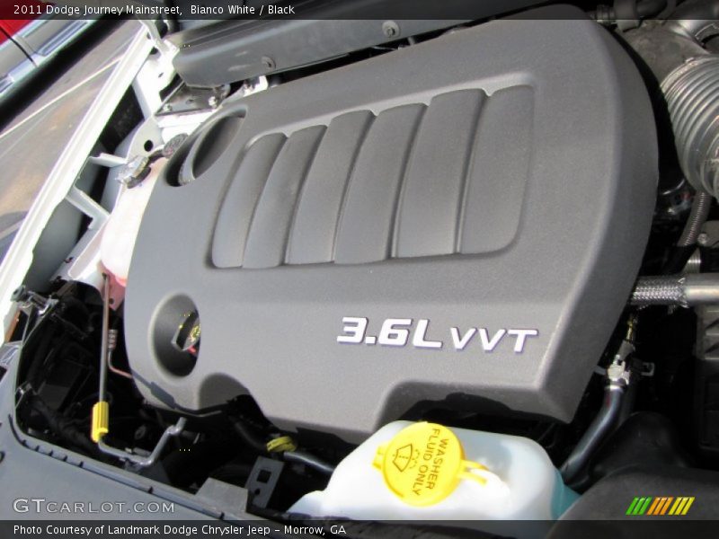 Bianco White / Black 2011 Dodge Journey Mainstreet