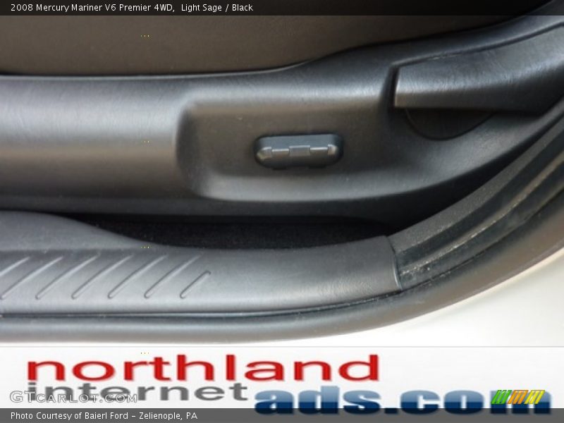 Light Sage / Black 2008 Mercury Mariner V6 Premier 4WD