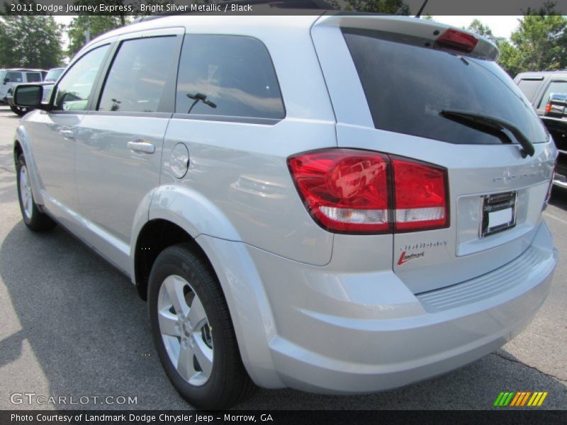 Bright Silver Metallic / Black 2011 Dodge Journey Express