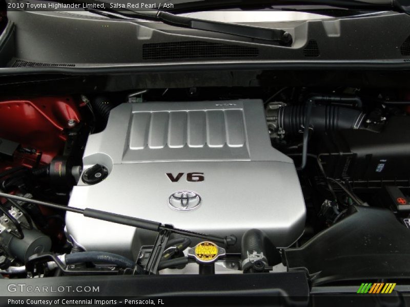 Salsa Red Pearl / Ash 2010 Toyota Highlander Limited