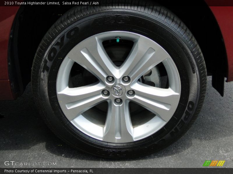 Salsa Red Pearl / Ash 2010 Toyota Highlander Limited