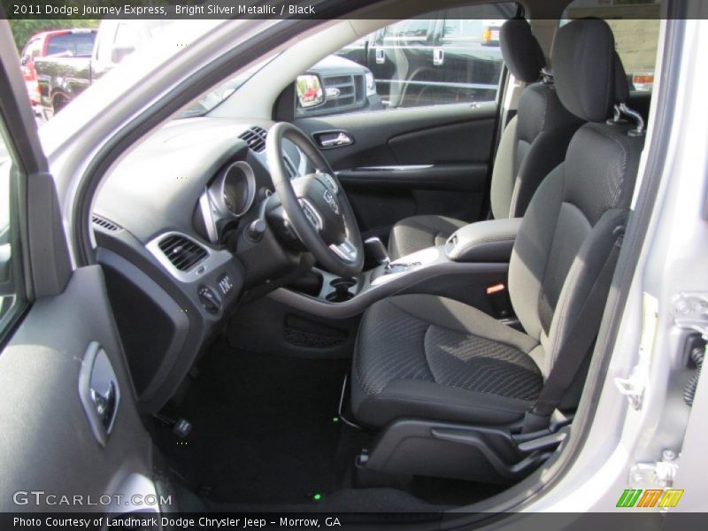 Bright Silver Metallic / Black 2011 Dodge Journey Express