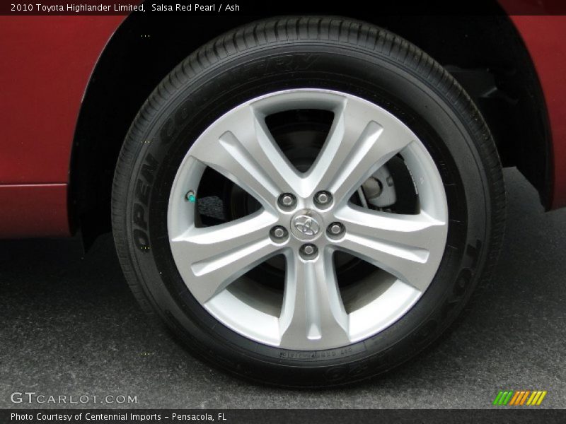 Salsa Red Pearl / Ash 2010 Toyota Highlander Limited