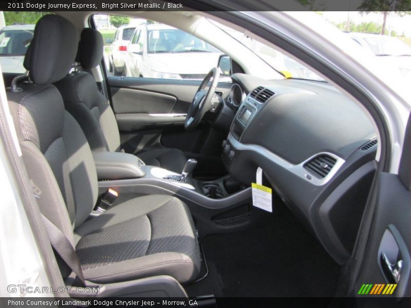 Bright Silver Metallic / Black 2011 Dodge Journey Express